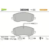 Valeo 303046 Remblokken