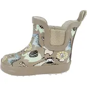 Beck Regenlaarzen 'Afrika' taupe / lichtgroen / zwart / wit