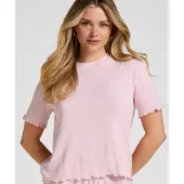 Hunkemoller Slaapshirt 'Pointelle' rosa