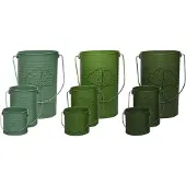 Esschert Design - Groentinten windlicht set van 3