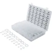 Bgs 8143 Aluminium-dichtingsringen assortiment, 300-delig.