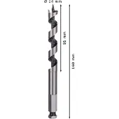 Bosch Houtslangenboor, zeskant 14 x 100 x 160 mm, d 11,1 mm 1st - 2608585701
