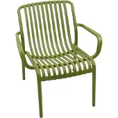 Vita Porto loungestoel groen incl. zitkussen