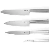 HorecaTraders Professionele Messenset 4-delig | RVS 3Cr13 | 195–373 mm | Duurzaam & Ergonomisch