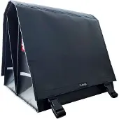 Clarijs Fietstas dubbel XL PVC 46L met uitsparing zwart