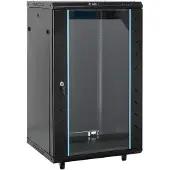 vidaXL Netwerkkast met draaiwieltjes 18U 19" IP20 60x60x100 cm