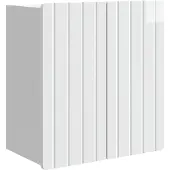 vidaXL Wandkast 59 x 31 x 64 cm Bewerkt hout Hoogglans Wit