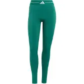 Adidas Sportbroek 'Hyperglam Colour Block Full Length' smaragd / wit