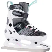 Tempish – Systent Ice Girl – Verstelbare Schaatsen – Schaatsen Kinderen – Wit Zwart – Meegroeiende Verstelbare Pasvorm & Warm Gevoerd – Maat 29-32