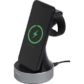 Verbatim Oplaadstation - - WCS-01 - Aluminium - Qi MFi - Gelijktijdig opladen van iPhone en Apple Watch