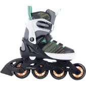 Tempish Systent Skeelers - Inline Skates - Verstelbaar - Zwart/Groen/Oranje - Maat 33-36