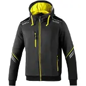 Sparco Full Zip Colorado Hoodie - Zwart — XXL