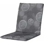 Madison Stapelstoel Tuinkussen - Circle Grey - 97x49 - Grijs
