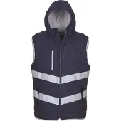 Yoko YK007 Hi-Vis Kensington Hooded Gilet