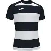 Joma Pro Rugby Ii Short Sleeve T-shirt Wit,Zwart M Man