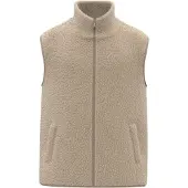 Spasso Mouwloos sherpa herenjasje SP603 - Wet Sand - XL