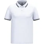 Kariban K272 Herenpolo met korte mouwen en contrasterende bies