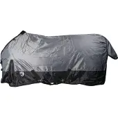 Horka Oxford outdoordeken 450D zwart maat 125/175