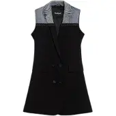 Desigual Jurk blauw denim / zwart