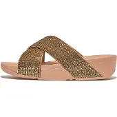 FitFlop Lulu cross slide glitterball