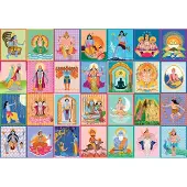 Hachette puzzel India - 1000 stukjes kleurrijk speelgoed.