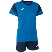 Joma Phoenix Korte Mouw Set Blauw M Vrouw