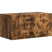 vidaXL Tv-meubelset 5 st Rook Eiken Bewerkt hout