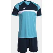 Joma Danubio Iii Short Sleeve Set Blauw 5-6 Years Kinderen