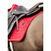 Kentucky Horsewear Horsewear - Zadeldek - Zadeldoek - Velvet - Jumping - Rood