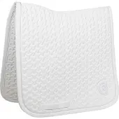 Kentucky Horsewear Horsewear - Zadeldek - Zadeldoek plaited 3D logo - Dressage - Wit