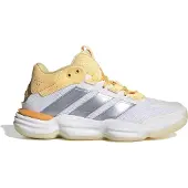 Adidas Sportschoen 'Court Stabil' pasteelgeel / zilver / wit