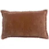 Vivaraise - Fara effen kussen Rozenhout 40 x 65