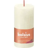 Bolsius Stompkaarsen Shine 8 st rustiek 100x50 mm zacht parelkleurig