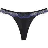 Triumph Comfort Glam String Dames Onderbroek - ZWART