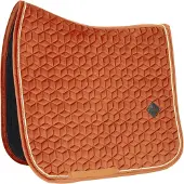 Kentucky Horsewear Horsewear - Zadeldek - Oranje Velvet - Zadeldek Dressuur