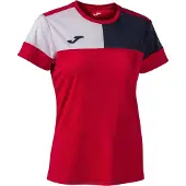 Joma Crew V T-shirt Met Korte Mouwen Rood S Vrouw