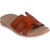 SKECHERS DESERT KISS LOW - PEAK LOOK Dames Slippers - Chestnut