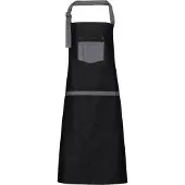 Premier Workwear PW127 Domain Contrast Denim Bib Apron