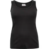 KAFFE CURVE Top 'CR Carina' zwart