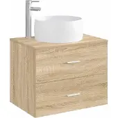 vidaXL Badwasbak Chroom 38,5 x 38,5 x 16 cm Metaal