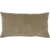 Vivaraise - Effen kussen Elise Ficelle 30 x 50