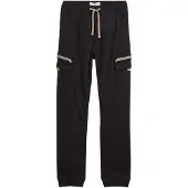 Bonprix Regular fit cargo instapbroek in een elastische katoenmix, straight maat 176