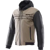 Dainese Vintedge, leren jas ,beige/zwart ,54