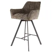 Hoyz Collection barstoel raster draaibaar 2 stuks rich