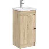 vidaXL Badwasbak Chroom 42 x 40 x 16,5 cm Metaal