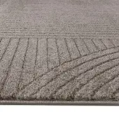 Muratap Vivant japandi art rond vloerkleed laagpolig effen - 240 cm rond