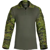 Invadergear Combat T-shirt Met Lange Mouwen Groen M