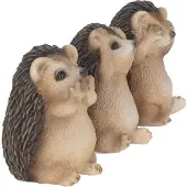 Nemesis Now - Drie Wijze Egels - Beeldjes - Crème - 8.5cm