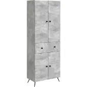 vidaXL , 2 stuks, betonkleur