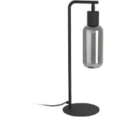 Eglo Tafellamp Zwart/Grijs Transparant Glas E27 901007